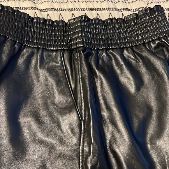 NWOT Faux Leather Joie Shorts - Picture 5 of 7